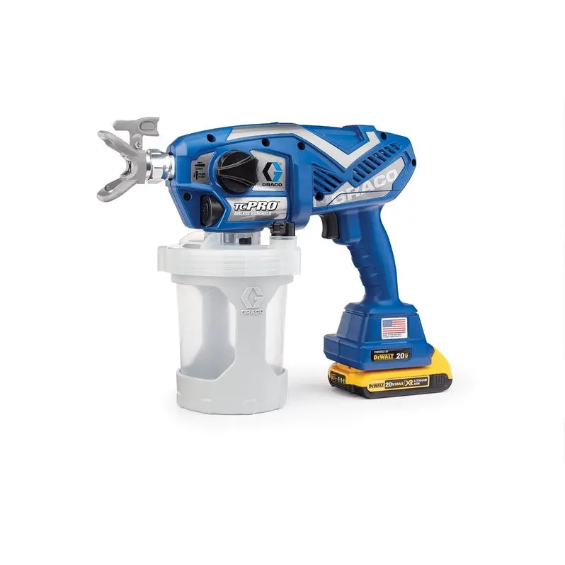 Graco TC Pro Cordless Airless Sprayer – Compact 17N166 Handheld Unit for Precision Detailing and Repairs