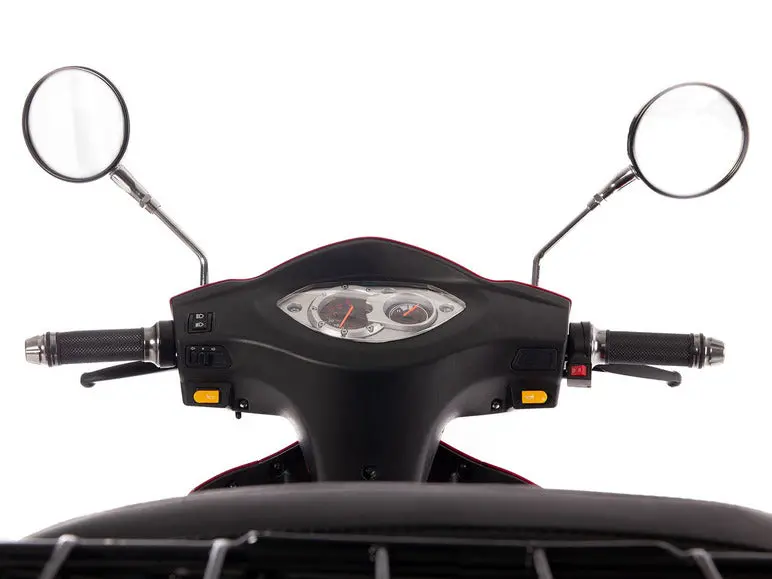 GreenStreet E-Mover Electric Moped – Dual-Speed (20/25 km/h), 50 km Range with Top Case
