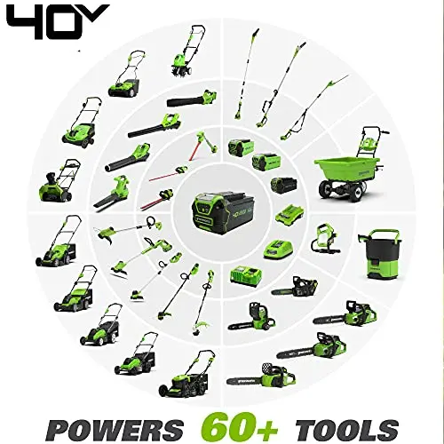 Greenworks 40V 16-Inch Cordless Lawn Mower – Includes 4.0Ah Battery & Charger