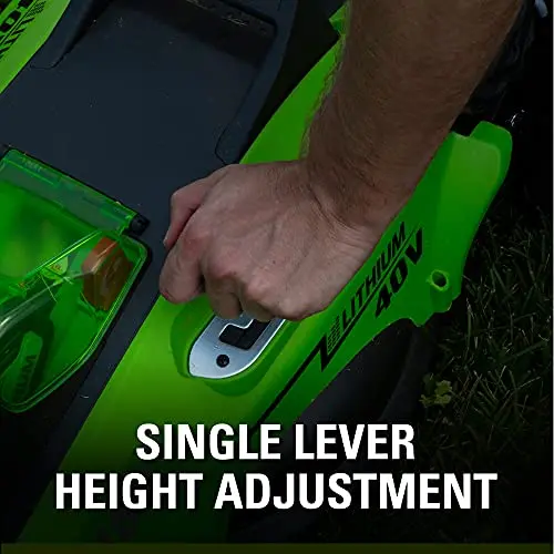 Greenworks 40V 16-Inch Cordless Lawn Mower – Includes 4.0Ah Battery & Charger