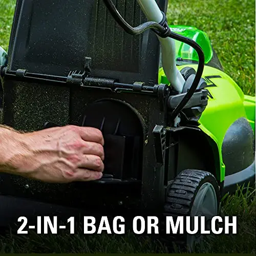 Greenworks 40V 16-Inch Cordless Lawn Mower – Includes 4.0Ah Battery & Charger