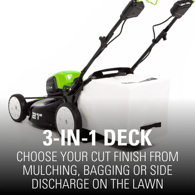 Greenworks 80V Cordless Lawn Mower – 21-Inch Self-Propelled Brushless Model