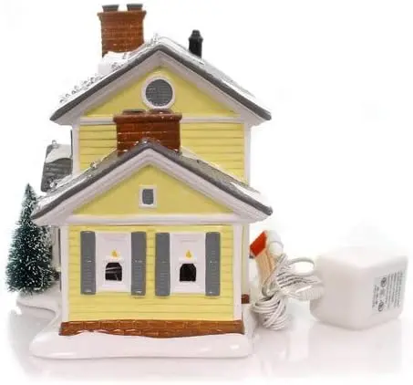 Griswold House Lighted Snow Village Ornament – National Lampoon’s Christmas Vacation Themed Decoration