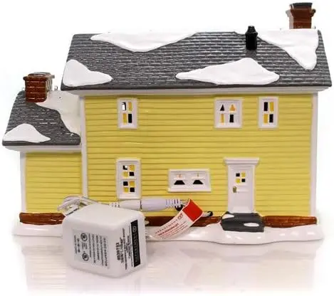Griswold House Lighted Snow Village Ornament – National Lampoon’s Christmas Vacation Themed Decoration