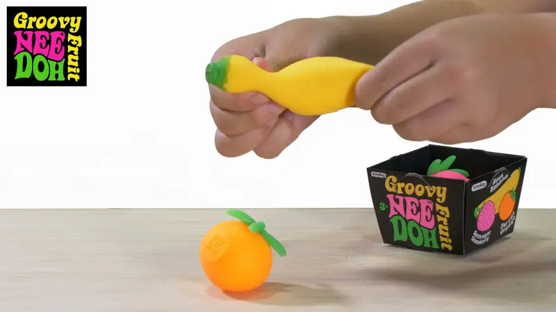 Groovy Fruit NeeDoh – Playful, Fruit-Themed Sensory Squeeze Toy 2