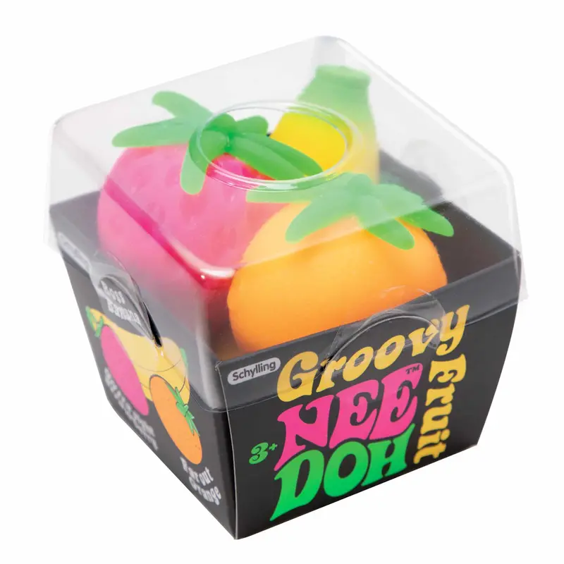 Groovy Fruit NeeDoh – Playful, Fruit-Themed Sensory Squeeze Toy