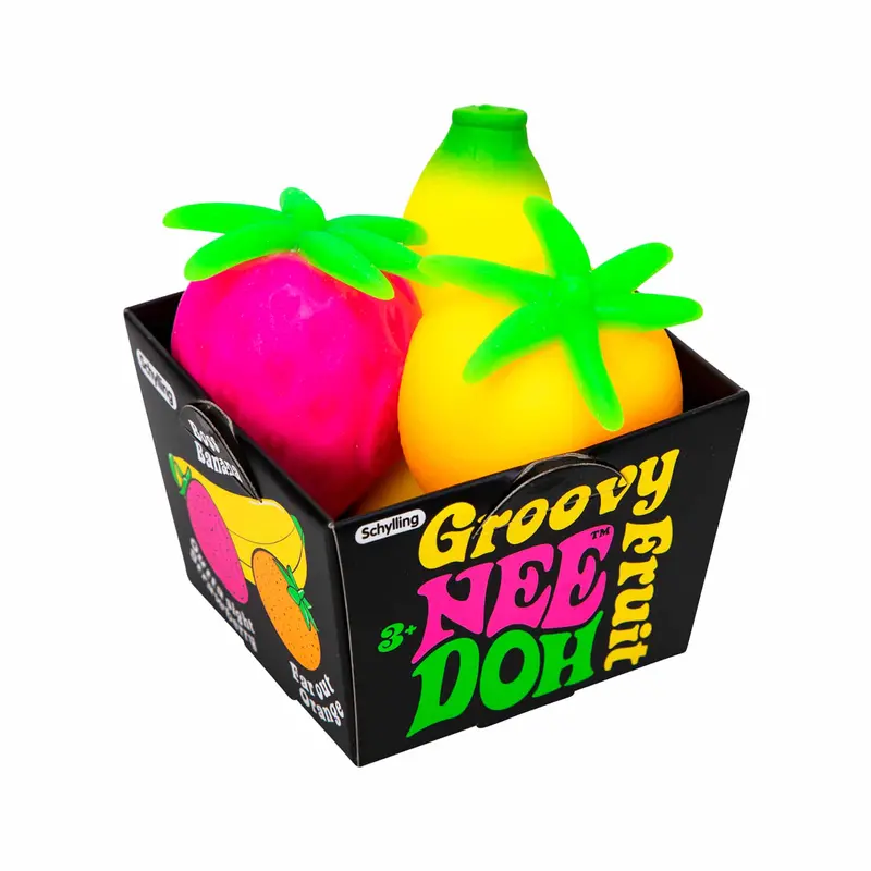 Groovy Fruit NeeDoh – Playful, Fruit-Themed Sensory Squeeze Toy