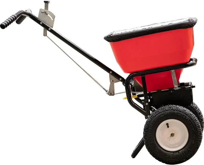 Grounds Keeper 3039632R Walk-Behind Spreader – 100-Lb Hopper for Seed, Salt, Fertilizer, and De-Icer