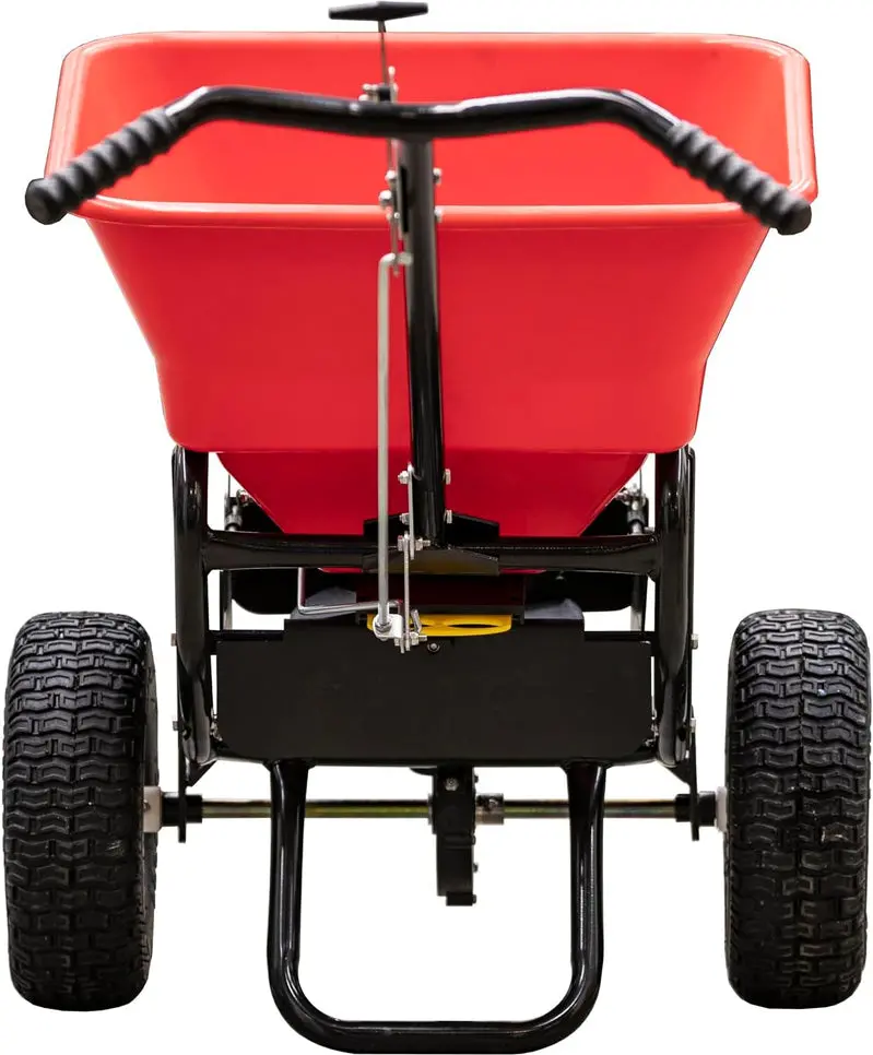 Grounds Keeper 3039632R Walk-Behind Spreader – 100-Lb Hopper for Seed, Salt, Fertilizer, and De-Icer