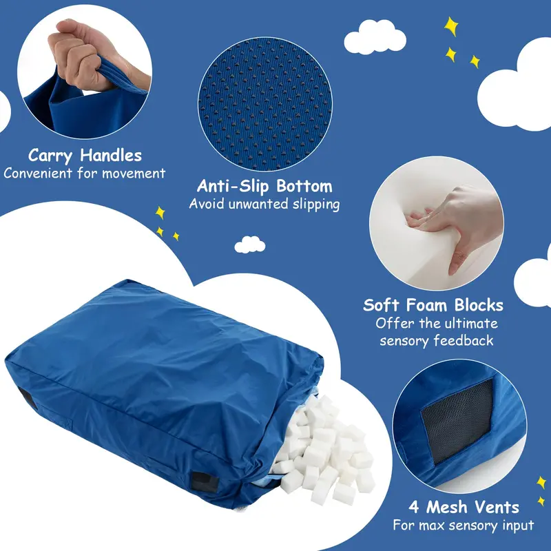 Gymnastics Crash Pad Designed for Tumbling, Martial Arts, and Skill Development