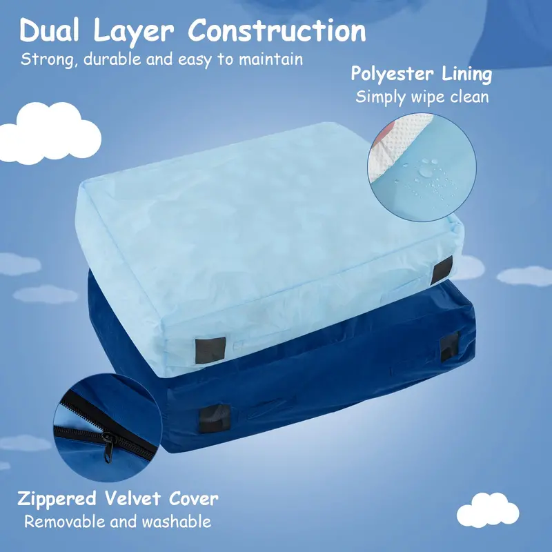 Gymnastics Crash Pad Designed for Tumbling, Martial Arts, and Skill Development