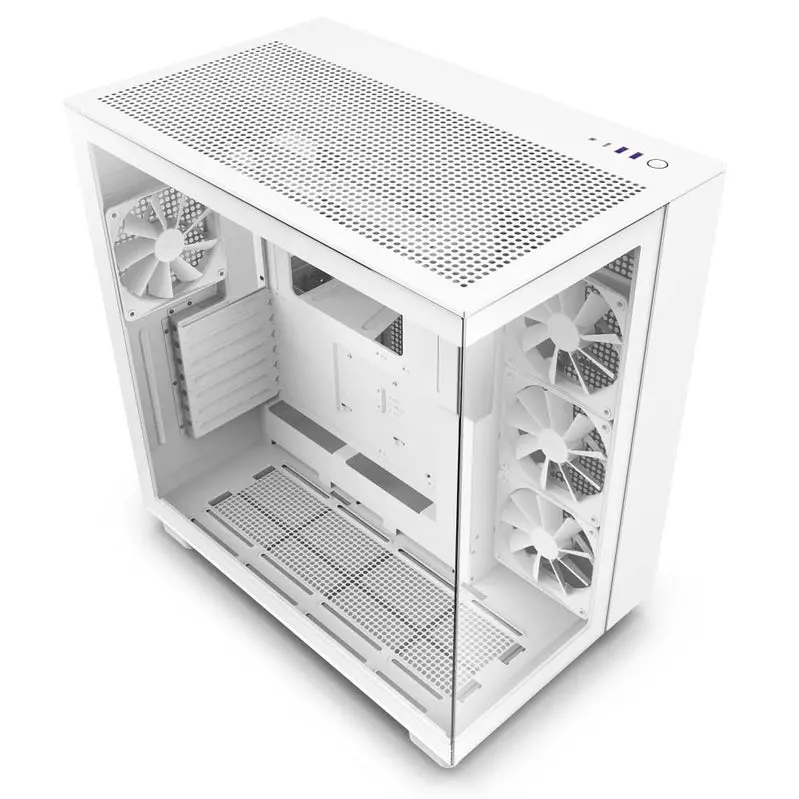 H9 Flow Dual-Chamber ATX Mid-Tower Gaming PC Case
