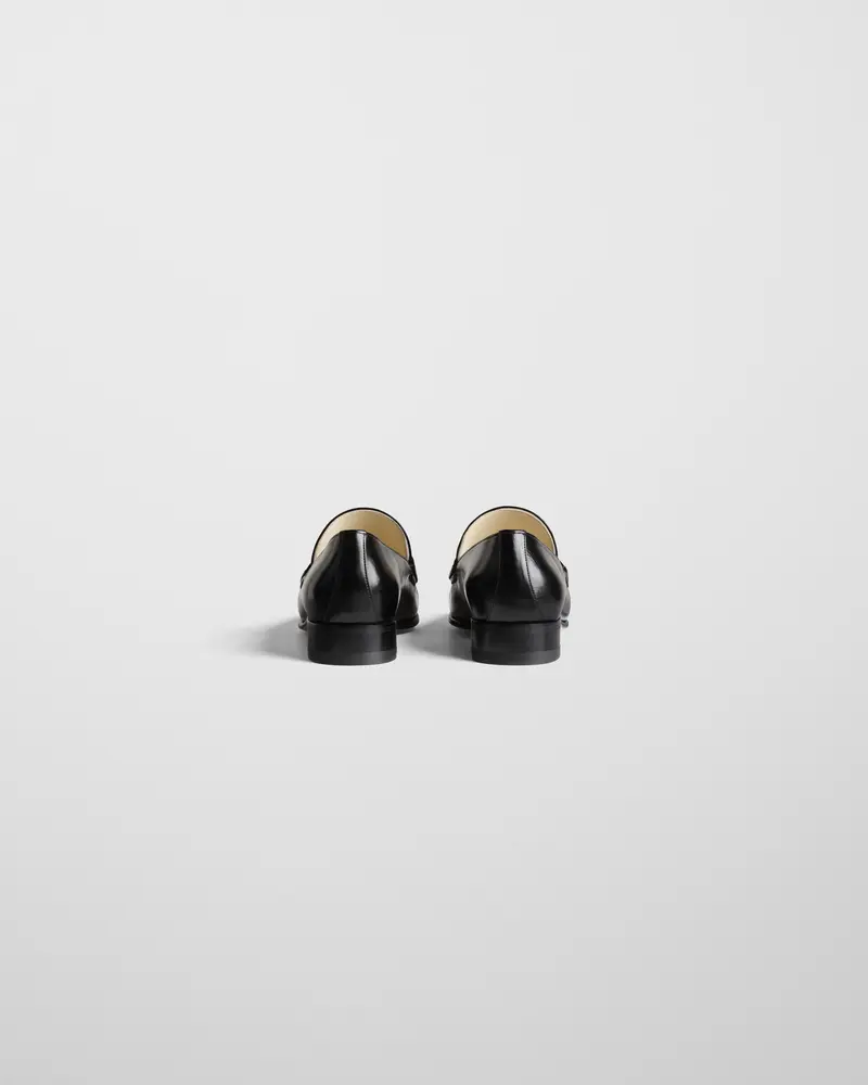 Hand-Stitched Classic Loafer In Black Leather