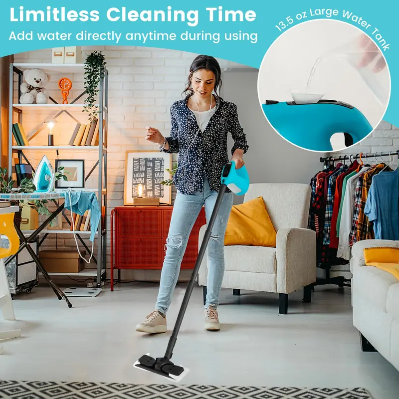 Handheld Steam Cleaner – Compact, Corded Device for Sanitizing Multiple Surfaces 2