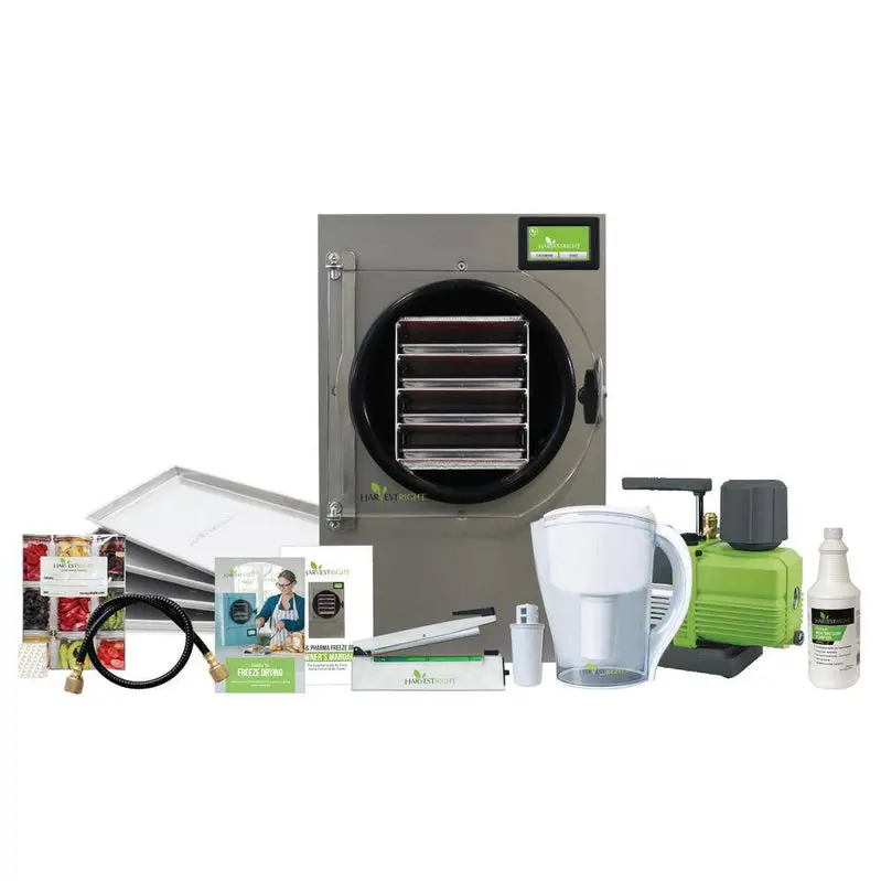 Harvest Right HRFD-SBL Medium-Scale Freeze Dryer – 5-Tray Aluminum Unit with Mylar Bag Starter Kit