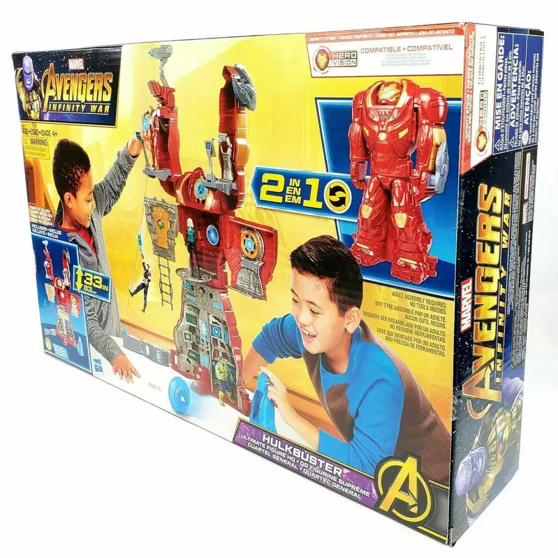 Hasbro Marvel Avengers Infinity War Hulkbuster Action Figure Playset – Includes Target Tower & Roto-Blade Launcher