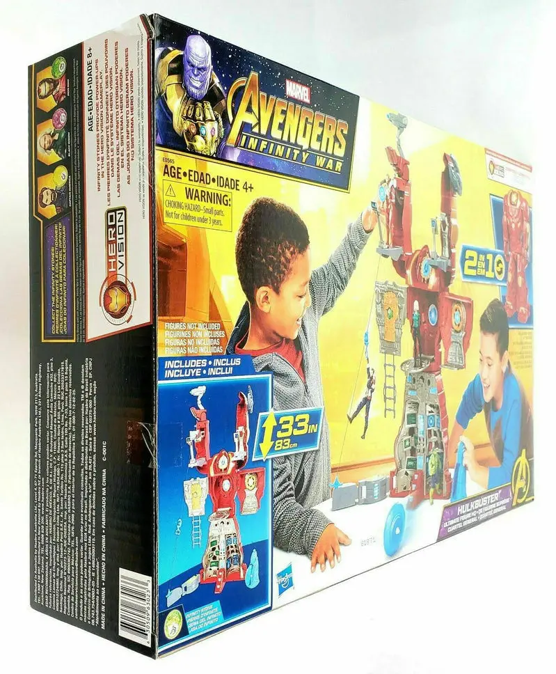Hasbro Marvel Avengers Infinity War Hulkbuster Action Figure Playset – Includes Target Tower & Roto-Blade Launcher