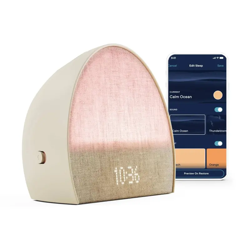 Hatch Restore 2 Sleep Companion – Sunrise Alarm Clock & White Noise Machine in Putty