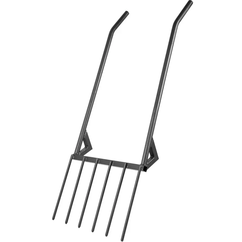 Heavy-Duty 46-Inch Broadfork Hand Tiller for Deep Soil Aeration and Cultivation