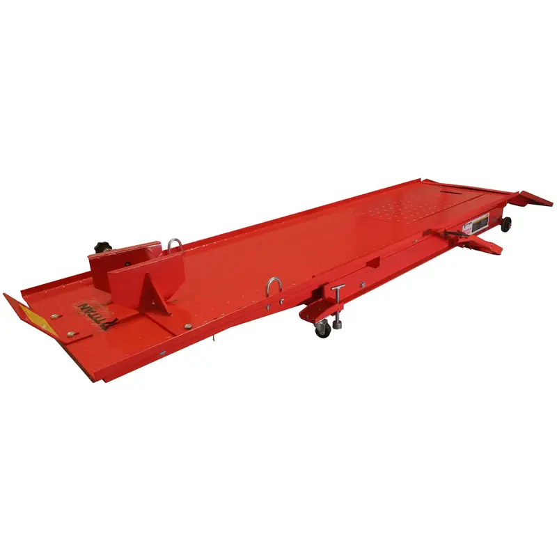 Heavy-Duty Hydraulic Motorcycle Lift – 1,000-Lb Capacity with Extended Platform