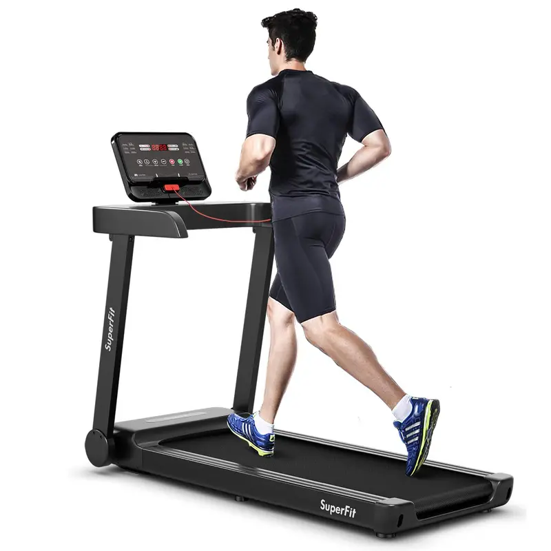 Heavy-Duty Smart Treadmill – Commercial-Grade Electric Runner with App Integration & Reinforced Frame