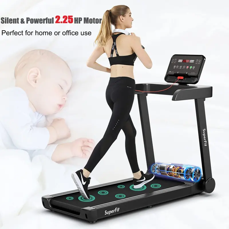 Heavy-Duty Smart Treadmill – Commercial-Grade Electric Runner with App Integration & Reinforced Frame 2