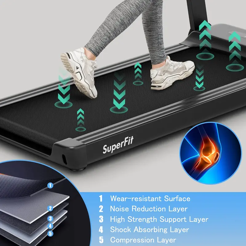 Heavy-Duty Smart Treadmill – Commercial-Grade Electric Runner with App Integration & Reinforced Frame