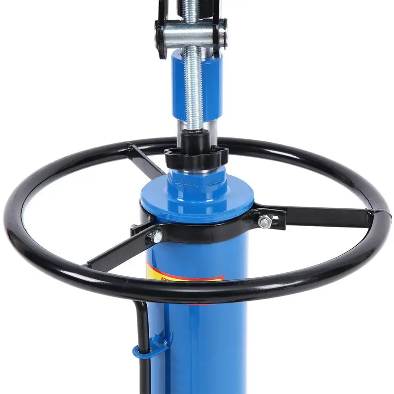 Heavy-Duty Vertical Hydraulic Transmission Jack – 1660-Lb Capacity, 360° Swivel Pedal, Adjustable Height (33"–70")