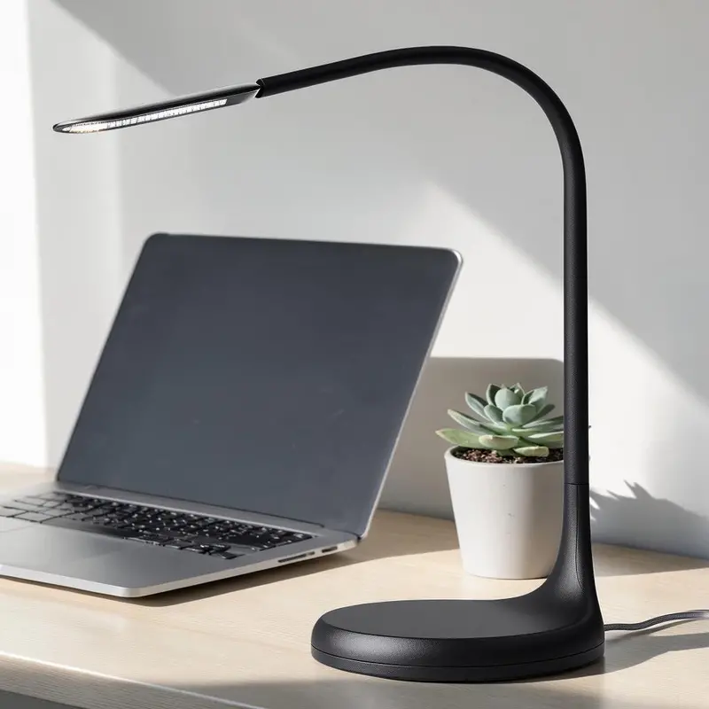 Helpox Nordic Arch LED Desk Lamp – Minimalist Touch-Control Design for Eye Comfort 2