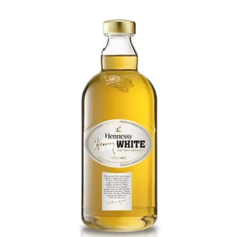 Hennessy Pure White Cognac – 700 ml 25th Anniversary Release: Rare, Light-Bodied Expression with Distinctive Fruity Character