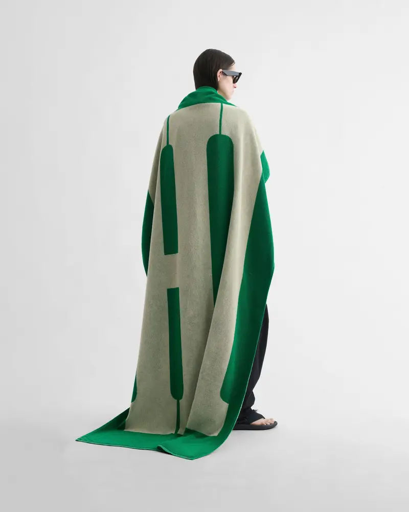 ‘Hi’ Washed Cotton Towel In Vibrant Electric Green