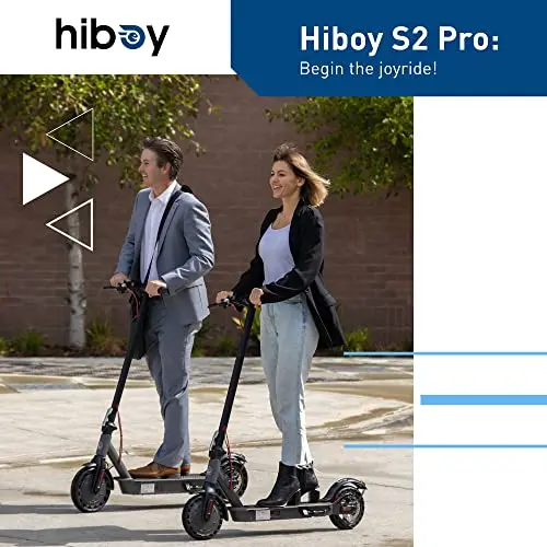 Hiboy S2 Pro Folding Electric Scooter – 500W Motor, 10-Inch Solid Tires, Compact Commuter Design