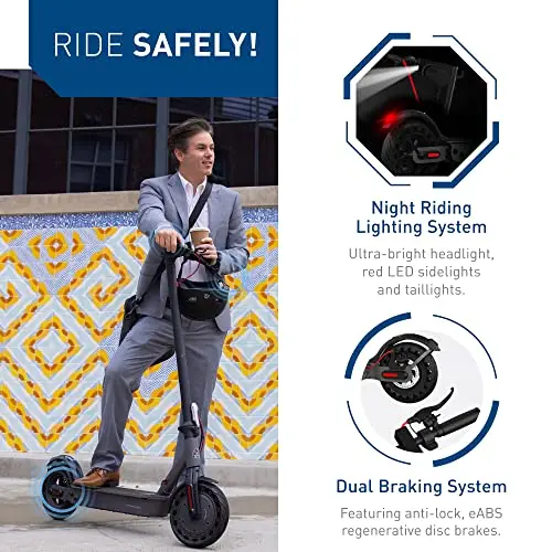 Hiboy S2 Pro Folding Electric Scooter – 500W Motor, 10-Inch Solid Tires, Compact Commuter Design
