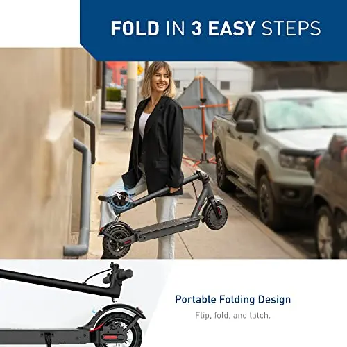 Hiboy S2 Pro Folding Electric Scooter – 500W Motor, 10-Inch Solid Tires, Compact Commuter Design