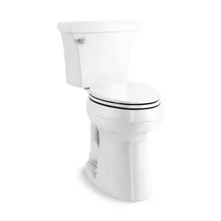 Highline Arc Elongated Toilet – 1.28 GPF Single-Flush Ceramic Fixture in White with Seat