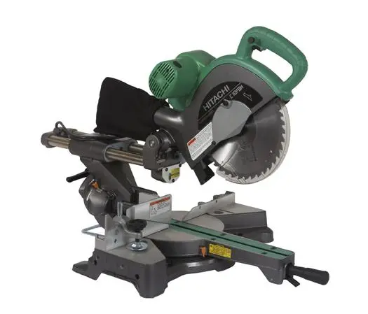 Hitachi C10FSHQSM Dual-Bevel Sliding Miter Saw – 10" Professional-Grade Compound Saw Featuring Enhanced Stability and Cut Accuracy