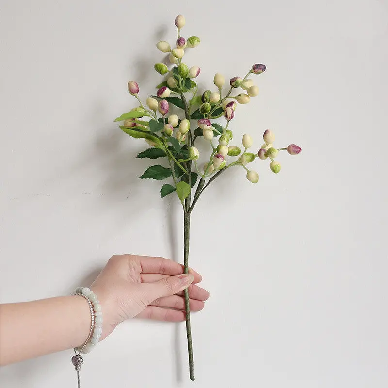 Holiday-Themed Silk Flower Ornaments – Festive Botanical Accents for Trees, Mantels, and Party Backdrops