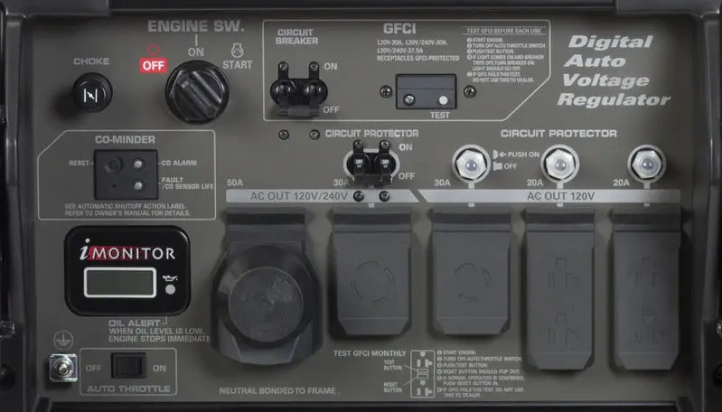 Honda EB10000 Industrial-Grade Generator – 10,000-Watt Gas-Powered Unit with CO-MINDER Carbon Monoxide Detection