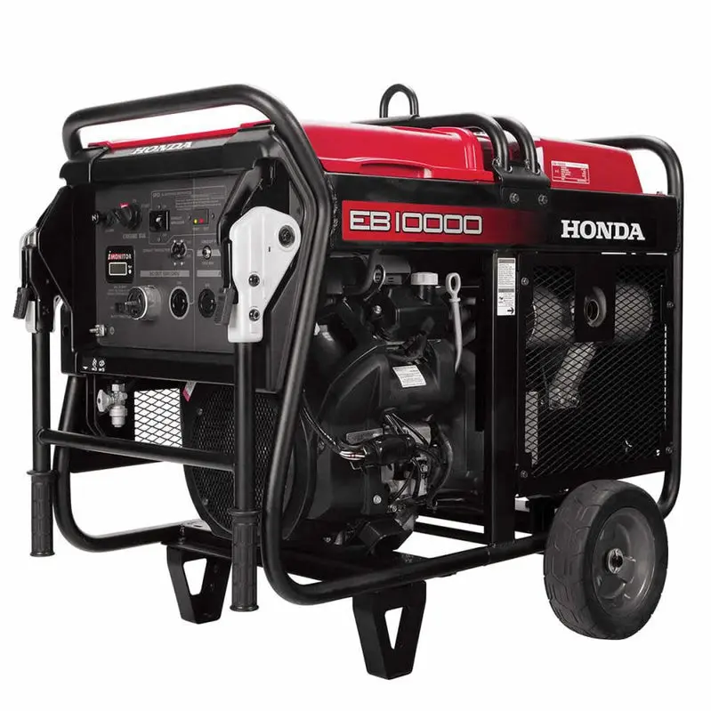 Honda EB10000 Industrial-Grade Generator – 10,000-Watt Gas-Powered Unit with CO-MINDER Carbon Monoxide Detection