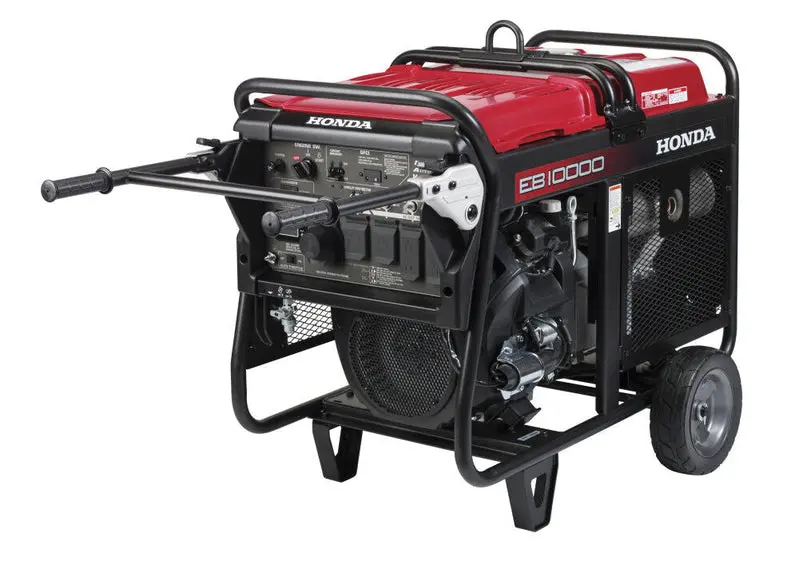 Honda EB10000G Heavy-Duty Portable Generator – 10kW Output, CO-MINDER Safety System, and Rugged Industrial Build