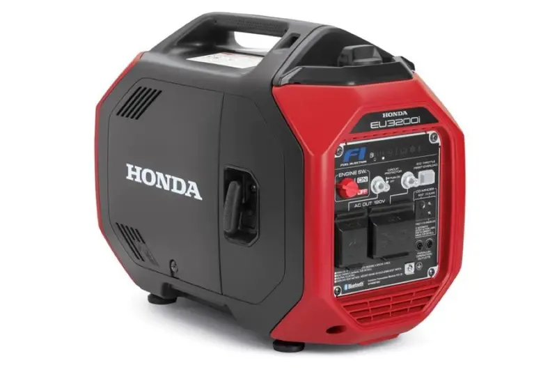 Honda EU3200i Quiet Portable Inverter Generator – 3200W Output, CO-MINDER Protection, Compact & Lightweight