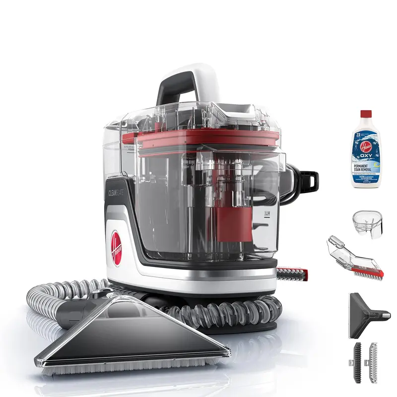 Hoover CleanSlate Plus Portable Spot Cleaner for Carpets and Upholstery (FH14050, White)