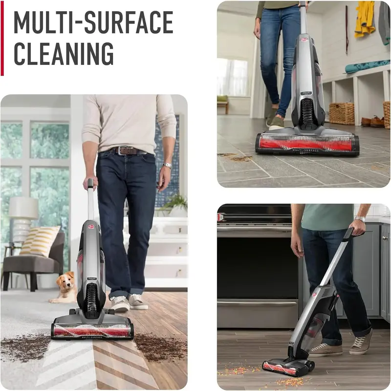 Hoover ONEPWR Evolve Cordless Vacuum – Lightweight Upright Stick Cleaner for Hard Floors & Carpets