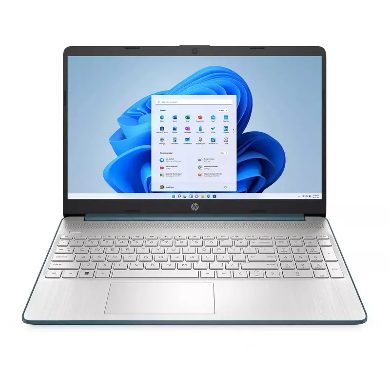 HP 15.6" Laptop Featuring AMD Ryzen 3 Processor, 8GB RAM, 256GB SSD, and Windows 11 – Model 15-ef2025tg (Blue)