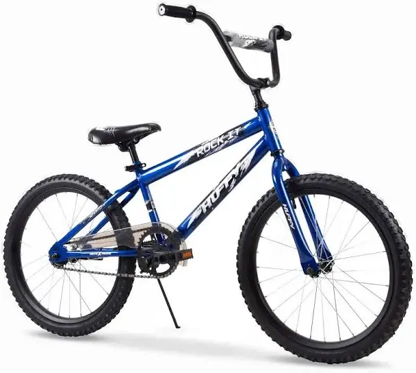 Huffy Rock It 20-Inch Boys’ Bike – Royal Blue Steel Frame, Coaster Brake, and Tool-Free Assembly