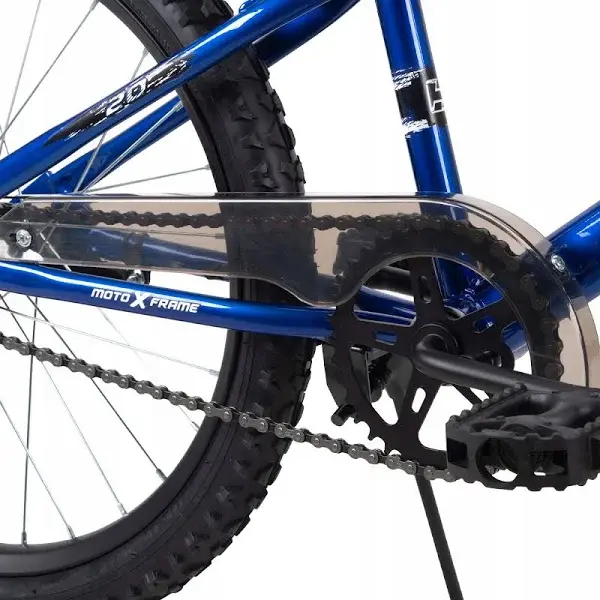 Huffy Rock It 20-Inch Boys’ Bike – Royal Blue Steel Frame, Coaster Brake, and Tool-Free Assembly