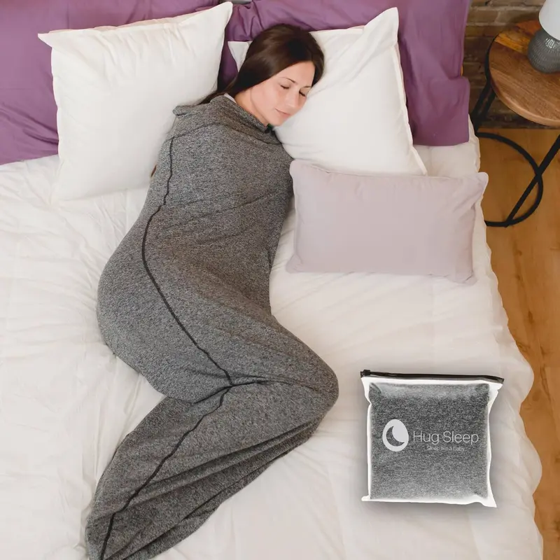 Hug Sleep Original Wearable Cooling Blanket – Machine-Washable Sleep Pod (Featured on Shark Tank)