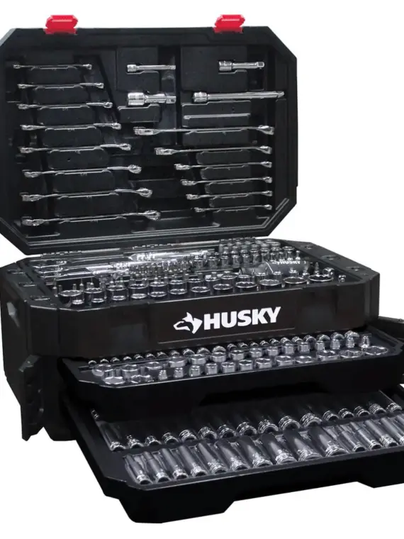 Husky 290-Piece Mechanics Tool Set – Full-Featured Hand Tool Kit for Automotive & General Repairs
