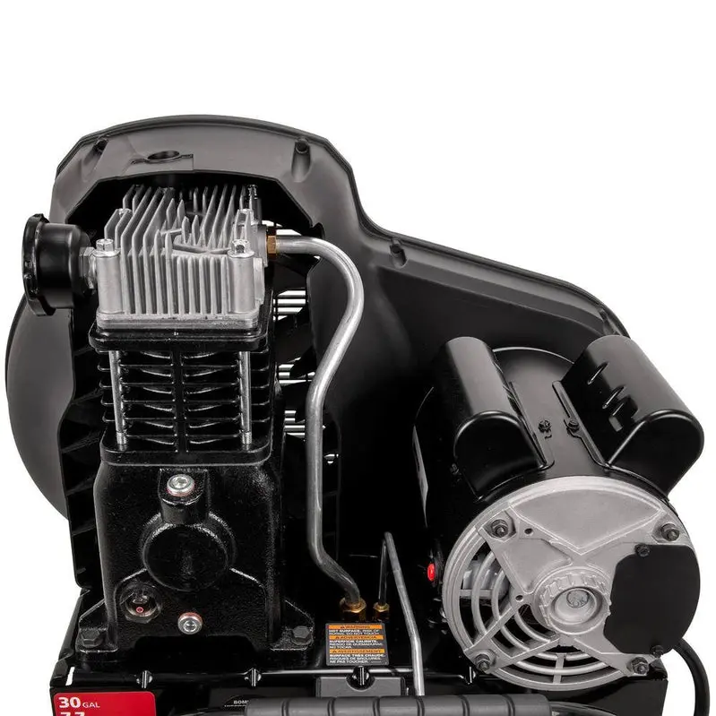 Husky C304H 30-Gallon Belt-Drive Air Compressor – Oil-Lubricated, 175 PSI, Vertical Portable Unit