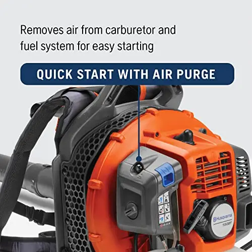 Husqvarna 150BT Pro Backpack Blower – High-Performance 51cc 2-Stroke Engine, Balanced Weight Distribution